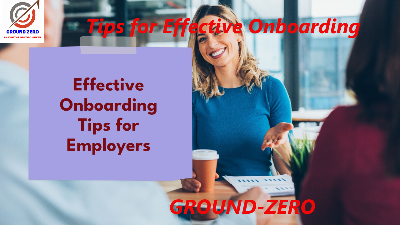 Tips for Effective Onboarding